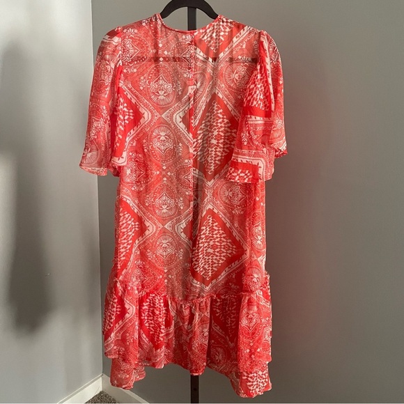 Abound Printed Longline Lightweight Kimono Cardigan Size XS/Small - Picture 2 of 4